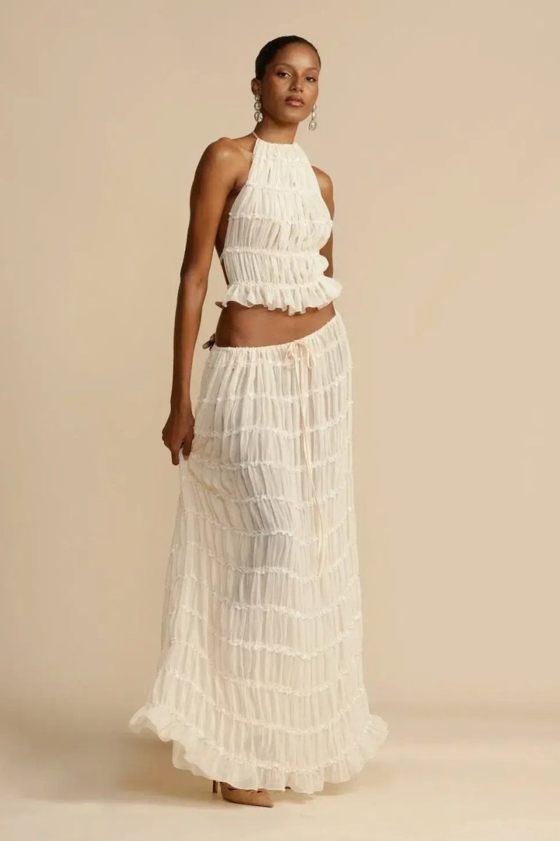 Ethereal Elegance Pleated Set™